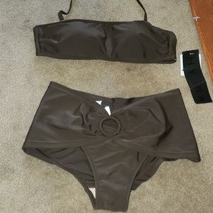 COPY - Hydra brand 2 piece NWT brown swimsuit